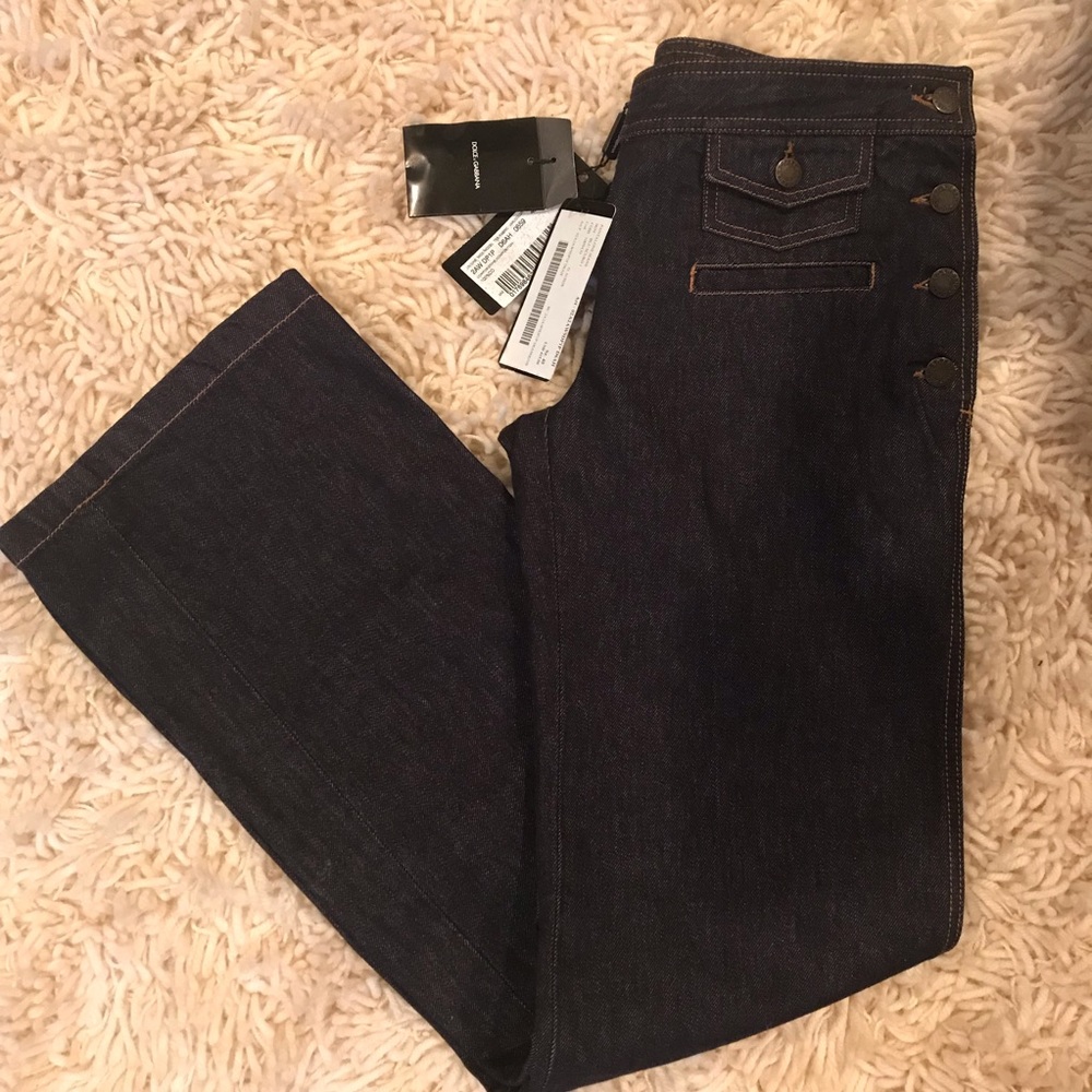 Dolce & Gabbana mid-rise jeans, size 40, NWT